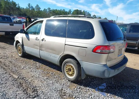 2002 Toyota Sienna Le z USA, uszkodzony, nr VIN 4T3ZF13C82U437552